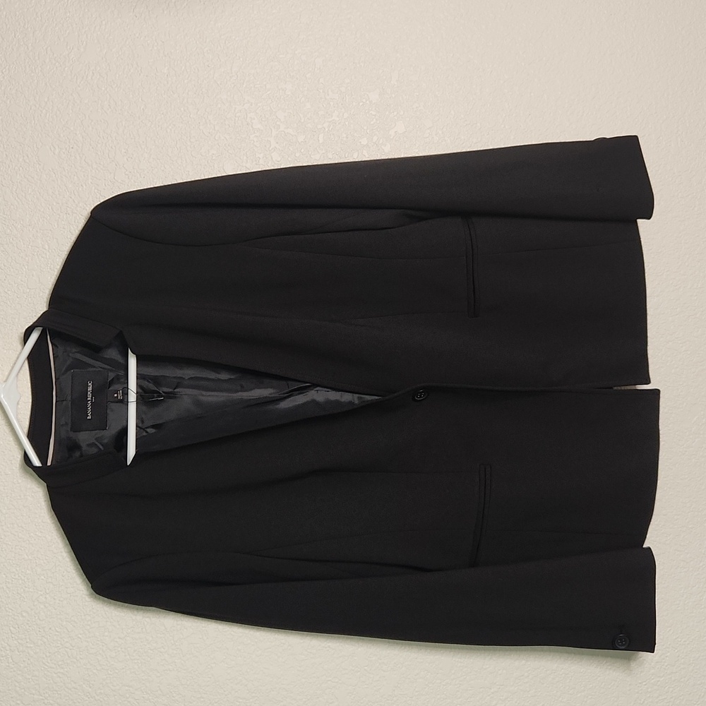 Banana Republic Black Knit Blazer